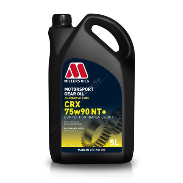 Millers Motorsport CRX 75w90 NT+ Gear Oil - Image 2