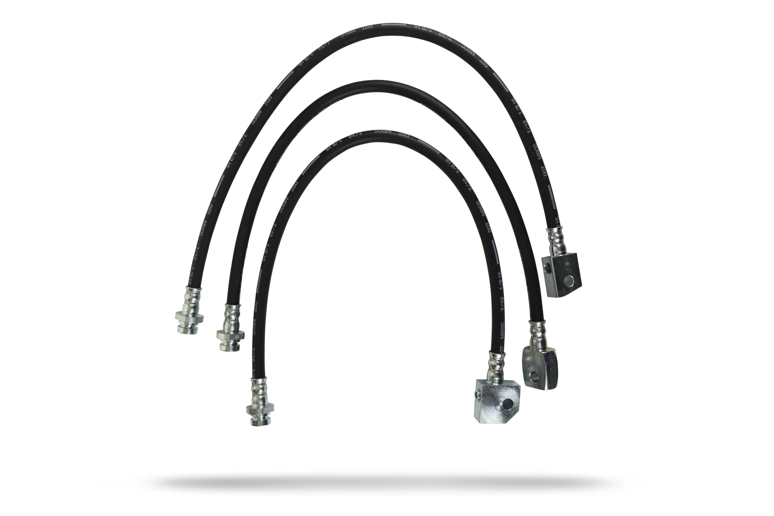 Pedders Extended Rubber Brake Hose Kit (ABS)