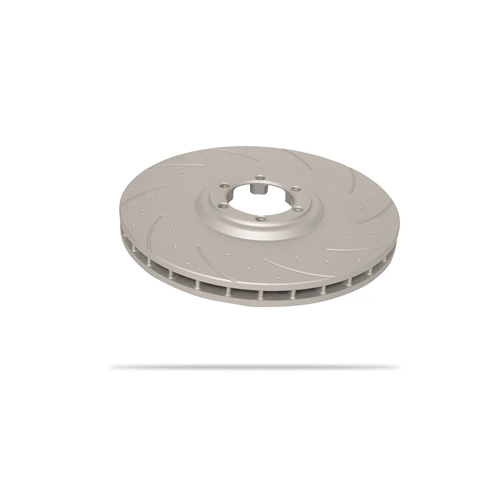 Pedders Slotted & Dimpled Geomet Coated Rotor
