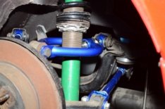 S13/R32/Z32/C33/A31 REAR UPPER ARM/CAMBER KIT METAL/PLASTIC PILLOW BALL 2PCS/SET