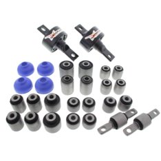 CIVIC EF CRX 88-91 COMPLETE BUSHING EXCEPT: SI HARDEND RUBBER 28PCS/SET
