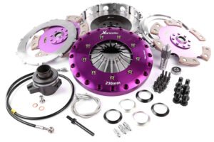 Xtreme Performance - 230mm Rigid Ceramic Twin Plate Clutch Kit Incl Flywheel & CSC 1800Nm