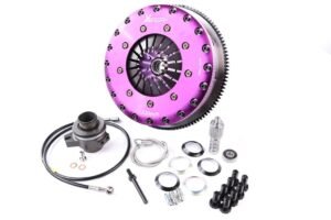 Xtreme Performance - 230mm Organic Twin Plate Clutch Kit Incl Flywheel & CSC 1200Nm