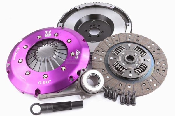 Clutch Kit - Xtreme Performance Heavy Duty Organic Incl Flywheel & CSC 600Nm  Conversion kit Dual-mass to solid flywheel (6 bolts)