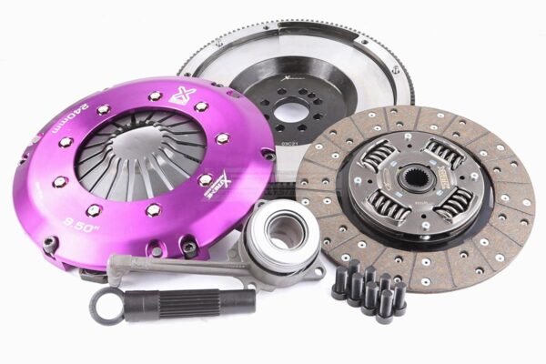 Clutch Kit - Xtreme Performance Heavy Duty Organic Incl Flywheel & CSC 600Nm  Conversion kit Dual-mass to solid flywheel (8 bolts)