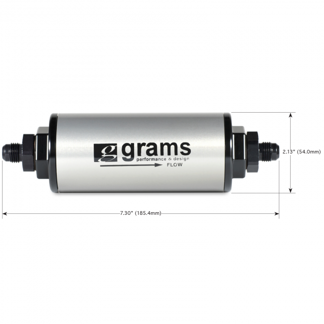 Grams Performance G60-99-0106 100 Micron Fuel Filter -6 AN