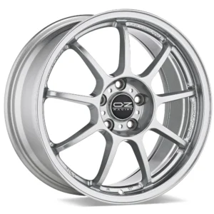 OZ I-Tech Alleggerita HLT 5F Alloy Wheel 17x7 ET40 5x114.3 Star Silver 75mm CB