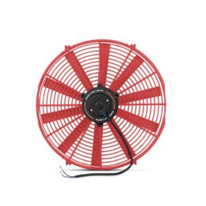 Mishimoto Electric Fan, Slim, Straight Blade, Black, 16 in