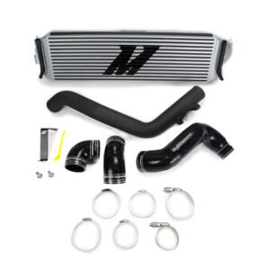 Mishimoto Honda Civic Type R Performance Silver Intercooler Kit W/Black Pipes 2017-2021
