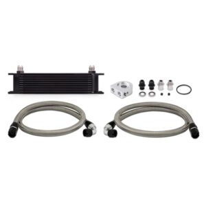 Mishimoto Universal 10-Row Oil Cooler Kit Black