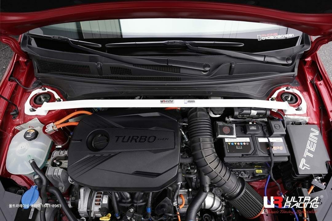 Ultra Racing Kia Cerato K3 (BD) 1.6T 2WD 18+ UltraRacing 2-Point Front Upper Strutbar (4149) URKR-TW2-4149