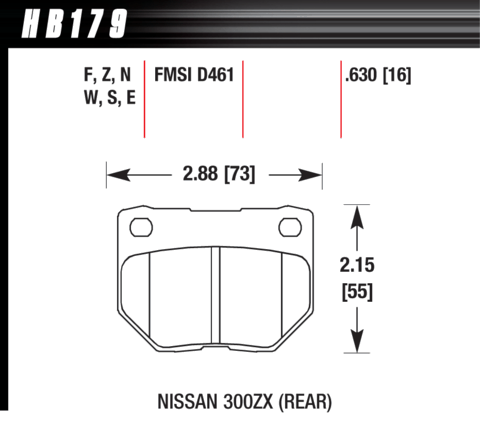 Hawk Brake Pad - HPS - Image 2