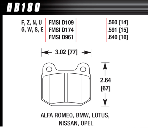 Hawk Brake Pad - HPS - Image 6