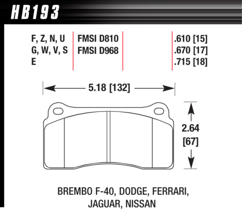 Hawk Brake Pad - HPS - Image 7