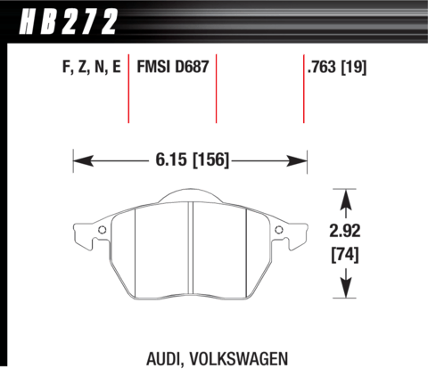 Hawk Brake Pad - HPS - Image 4