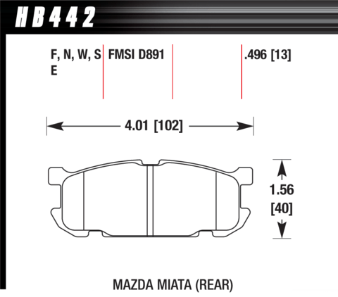 Brake Pad - DTC-30 (13 mm) - Image 8