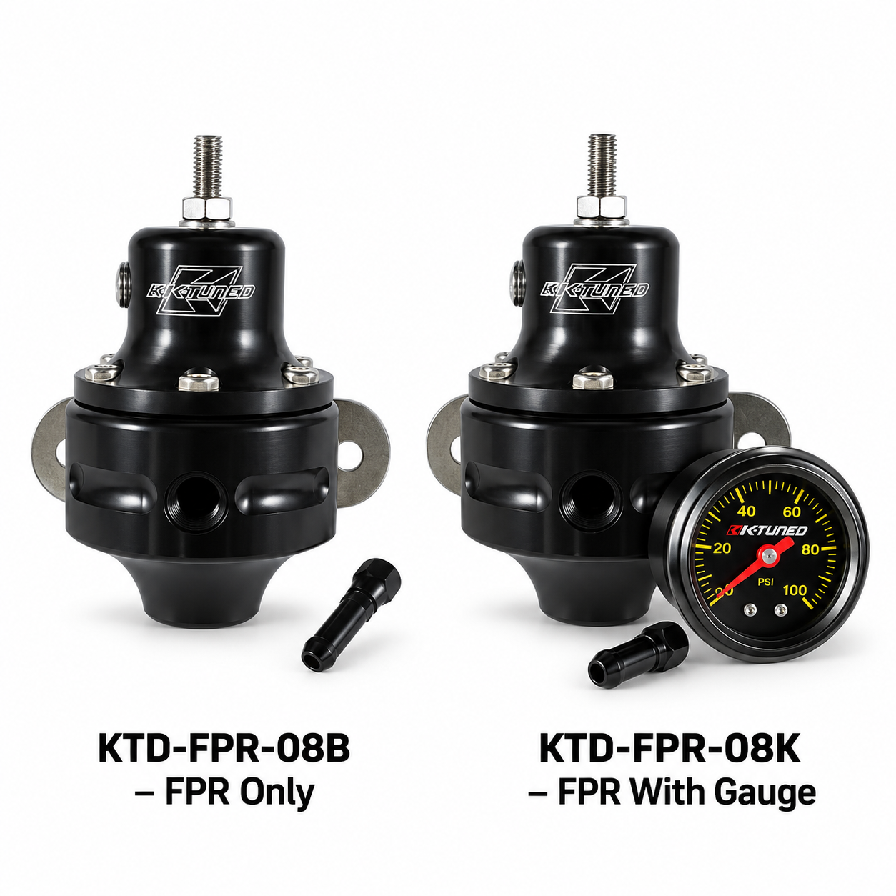 K-Tuned 8AN high pressure fuel pressure regulator KTD-FPR-08B KTD-FPR-08K