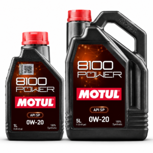 Motul 8100 Power 0W-20 Fully Synthetic Engine Oil 1L and 5L