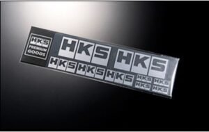 HKS Metal Logo Sticker