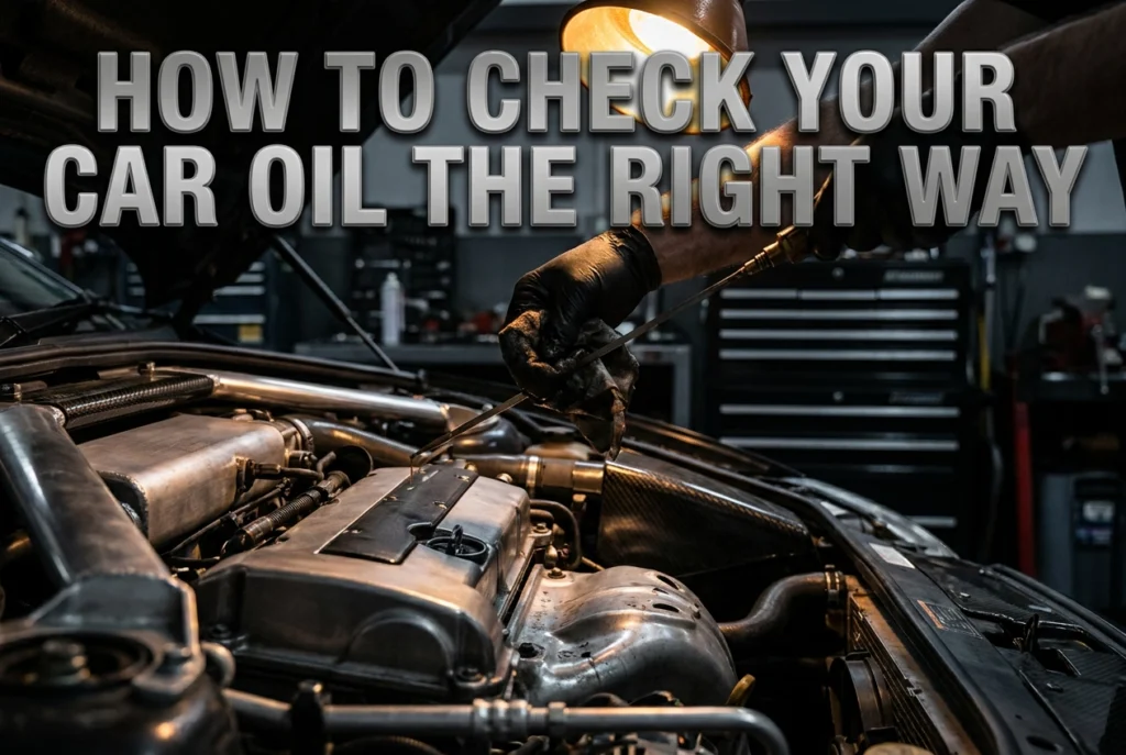 Professional header image for step-by-step guide: How to Check Your Car Oil the Right Way