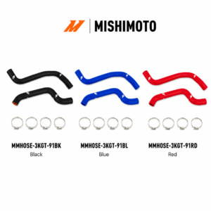 Mishimoto silicone hose kit MMHOSE-3KGT-91BK MMHOSE-3KGT-91BL MMHOSE-3KGT-91RD for Mitsubishi 3000GT and Dodge Stealth