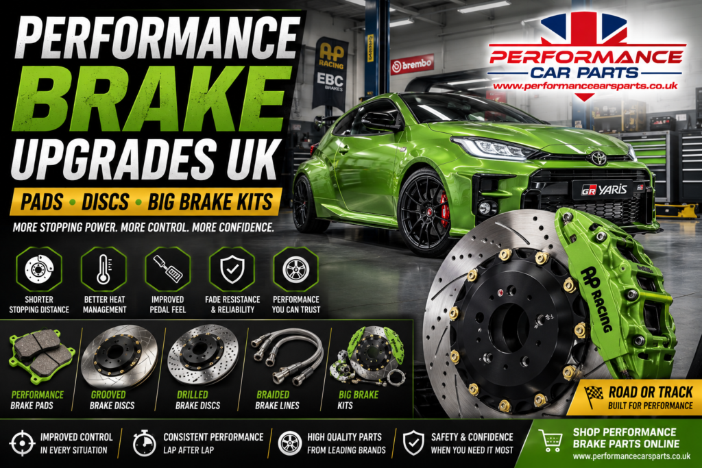 Performance Brake Upgrades UK – Pads, Discs & Big Brake Kits