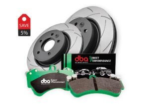 Brake Kit - Street Series T2 Slotted & Street Performance Brake Pads (2x DBA2840S + DB1841SP)