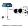 XFORCE Audi S3 8V Hatch 3″ VAREX Valved Cat-Back Exhaust with SmartBox – ESAS38VHVKSB