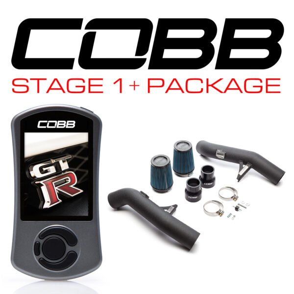 COBB NIS006001P Nissan GT-R R35 Stage 1+ Power Package with Accessport V3 TCM Flashing and Big SF Intake