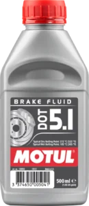 Motul DOT 5.1 Brake Fluid – 100% Synthetic High Performance