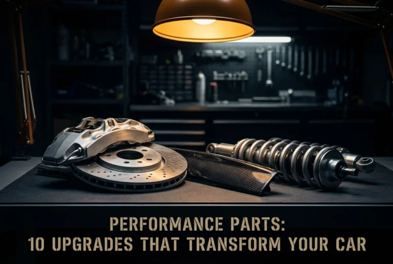 Professional header image for list-based article: Performance Parts: 10 Upgrades That Transform Your Car