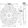 10 High Power Thermatic® Electric Fan (12V)