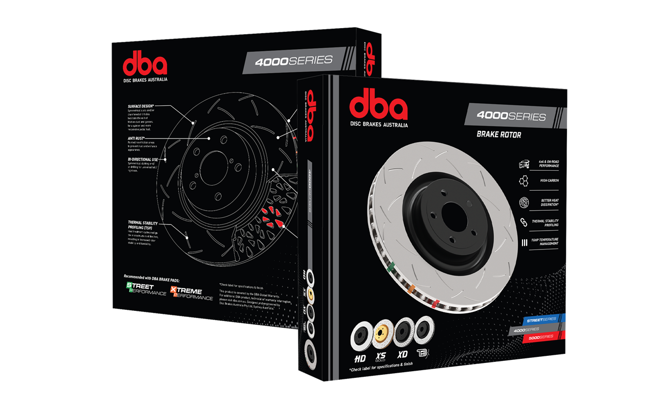 Brake Kit - 4000 Series T3 Slotted & Xtreme Performance Brake Pads (2x DBA4784S + DB1199XP) - Image 7