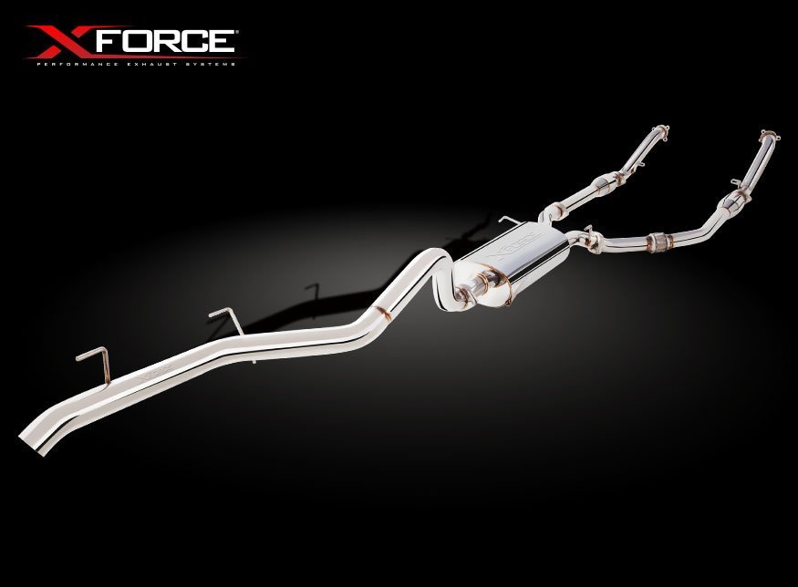 2.5″ Turbo-Back System with High-Flow Catalytic Converters, 304 Stainless Steel (for track and off road use only)
