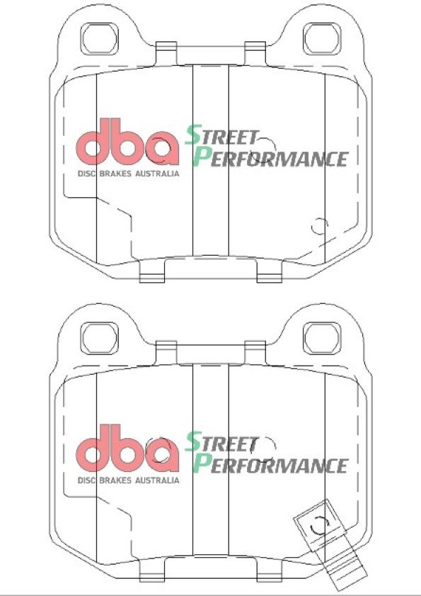 Brake Kit - Street Series T2 Slotted & Street Performance Brake Pads (2x DBA601S + DB1521SP) - Image 6