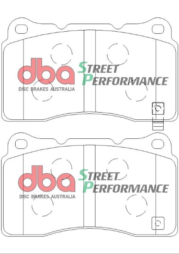 Brake Kit - Street Series T2 Slotted & Street Performance Brake Pads (2x DBA418S + DB1678SP) - Image 10