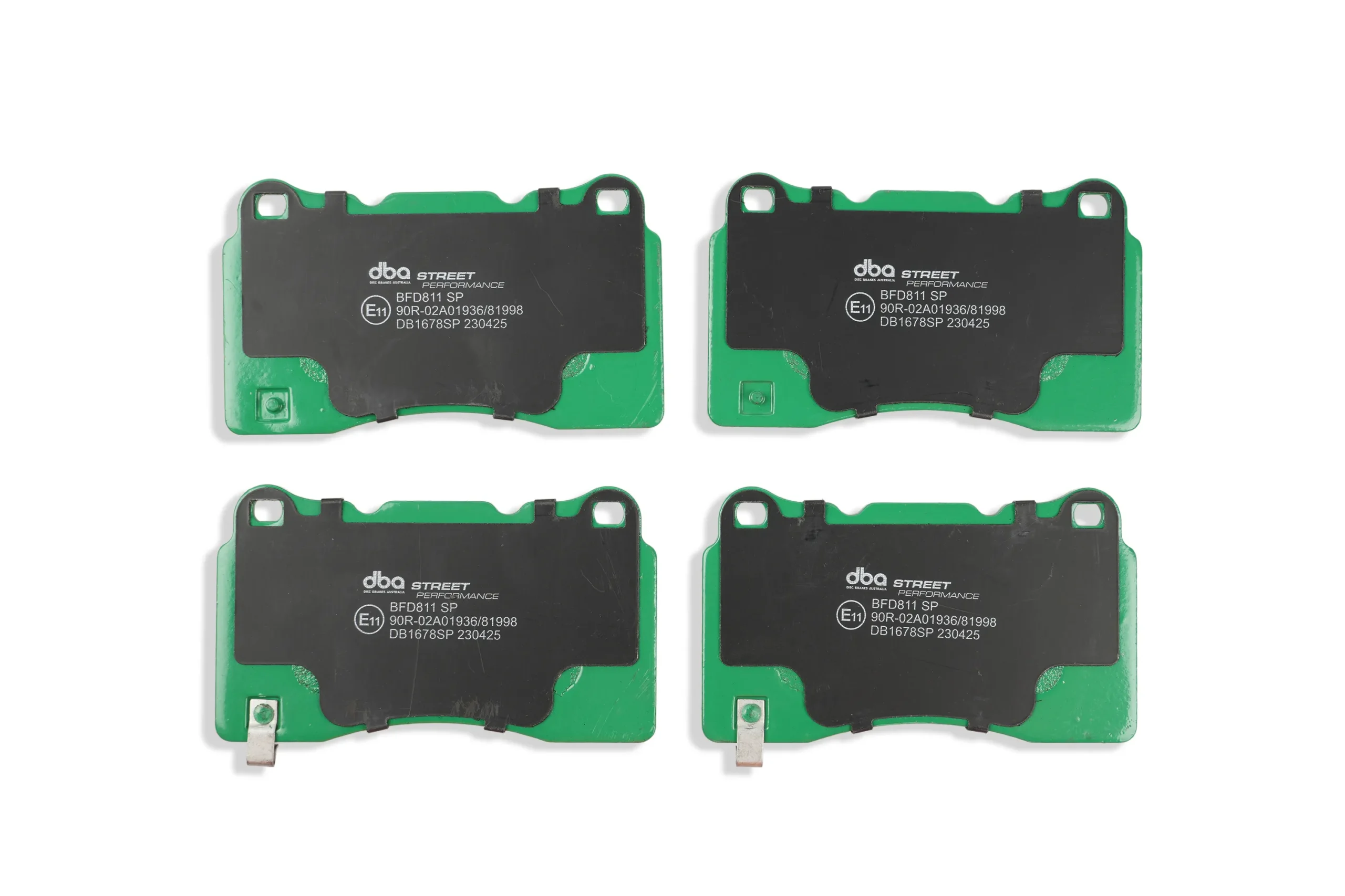 Brake Kit - Street Series T2 Slotted & Street Performance Brake Pads (2x DBA418S + DB1678SP) - Image 6