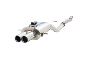 3" Cat-Back System with Twin Tip Varex Muffler, 304 Stainless Steel