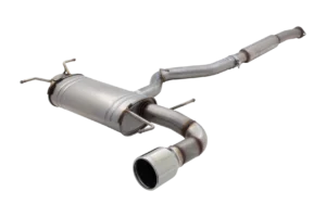 3" Cat-Back System, 409 Raw Stainless Steel