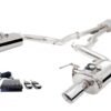 2.5″ Cat-Back System with Oval Varex Mufflers, 304 Stainless Steel