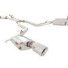 3″ Twin Cat-Back System, 304 Stainless Steel