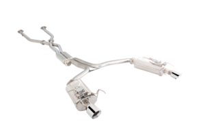 Twin 2.5" Cat-Back System with Varex Mufflers, 304 Stainless Steel