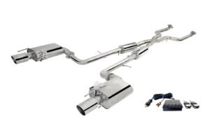 2.25" Cat-Back System with Varex Mufflers, 304 Stainless Steel