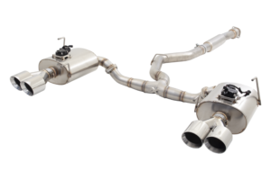 3" Cat-Back System with Varex Mufflers (VALVED SYSTEM), 304 Stainless Steel