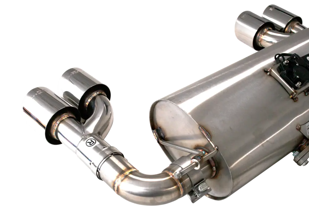 Dual 2.5"-3" Cat-Back System Varex Muffler, 304 Stainless Steel - Image 17