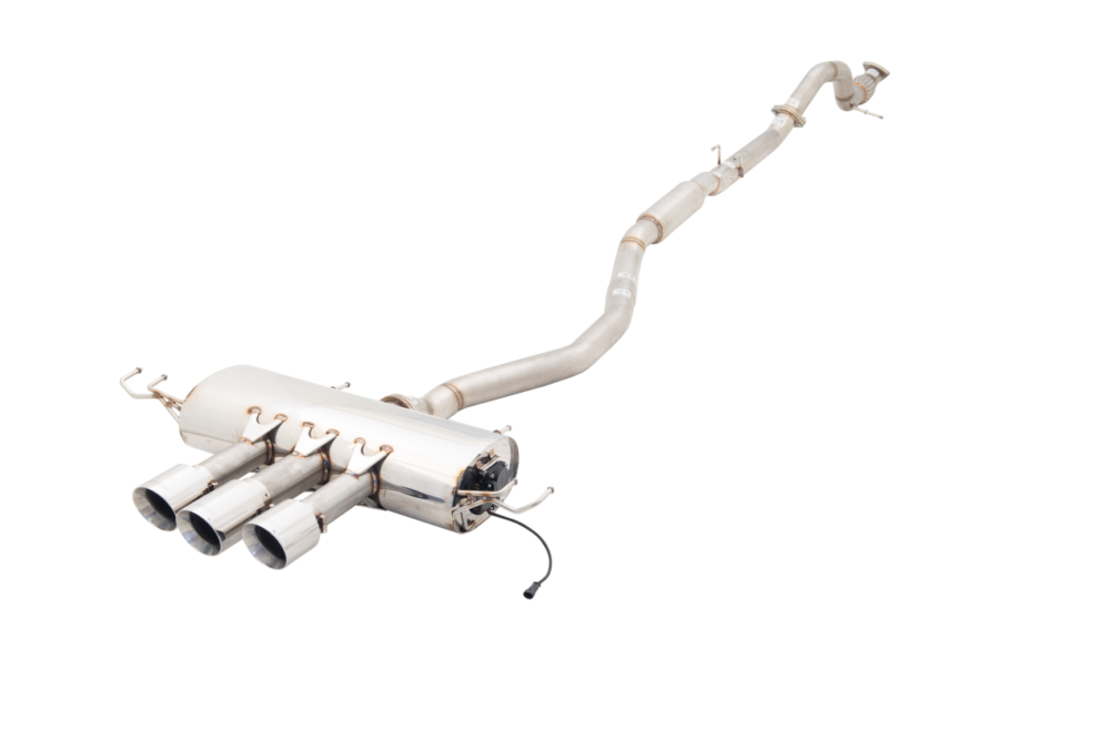 3″ Cat-Back System with Varex Muffler, 304 Stainless Steel