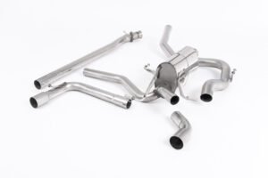 Milltek Cat-back System Non Res for Suzuki Swift Sport 1.4 (Cerakote Black Trims )