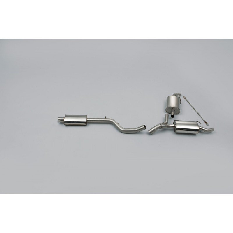 Milltek Cat-back Exhaust for Renault Clio Mk3 200 - Resonated
