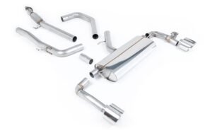 Milltek Exhaust – Hyundai i30 N Performance 2.0 T-GDi (280PS – Facelift OPF/GPF Models Only) CAT back Exhaust (REMOVES OPF) Polished tail pipes