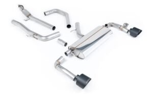Milltek Exhaust – Hyundai i30 N Performance 2.0 T-GDi (280PS – Facelift OPF/GPF Models Only) CAT back Exhaust (REMOVES OPF) Black tail pipes